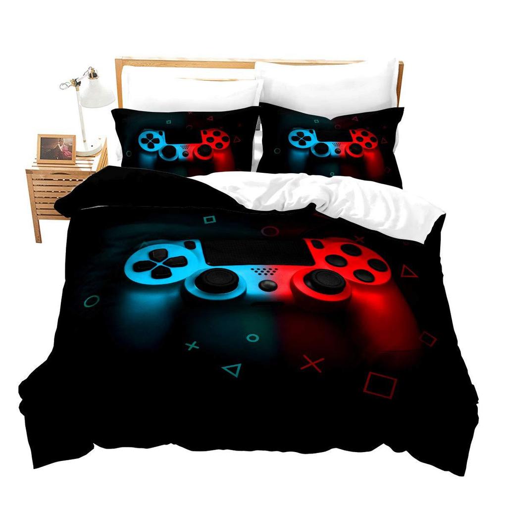 Cartoon Game Controller Comforter Cover 3D Hd Digital Printed Comforter Cover Set Bedding Kingsize Custom Designed Duvetcover