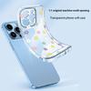 Mobile phone case Ultra-thin Macaron floral transparent iPhone17 anti-drop all-inclusive Apple 14 mobile phone case