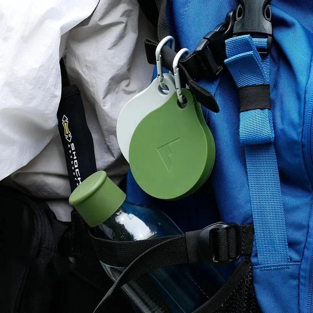 1PC 180ML Folding Cup Mini Telescopic Cup Silicone Lightweight to Carry Tea Cup Outdoor Use Travel Supplies