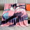 6 Sizes Game Pokémon M-Meowscarada Print Blanket Fluffy Plush Sofa Bed Throw Blanket for Kids and Adults Travel Home Supplies
