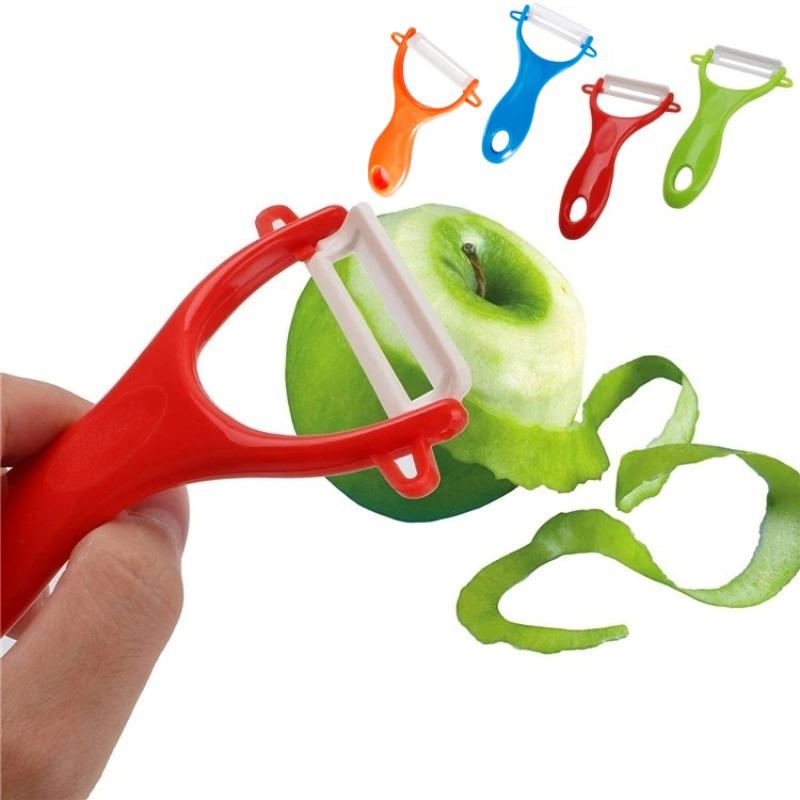 1pc Ceramic Peeler Set, Ultra Sharp Vegetable Fruit Peeler, Rust Proof & Easy Grip, Colorful Kitchen Peeling Tools