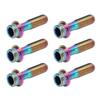 6Pcs M5x18mm Bike Fixed Stem Bolts Bike Brake Lever Fixing Bolts for Mountain Road Bike Colorful