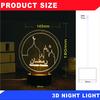 Muslim Ramadan 3D Night Light Table Desk Lamp Light USB Bedroom Child