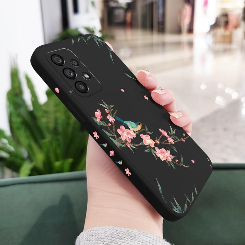 

Falling Sakura Case For Samsung Galaxy A73 A53 A33 A23 A13 A03 A72 A52 A52S A32 A22 A12 A02 A02S A71 A51 A31 A21S 4G 5G Cover Samsung A02 чорний