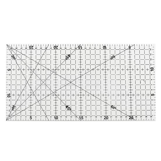 

Прямоугольная лоскутная линейка для резки ткани для квилтинга DIY, швейный инструмент ручной работы