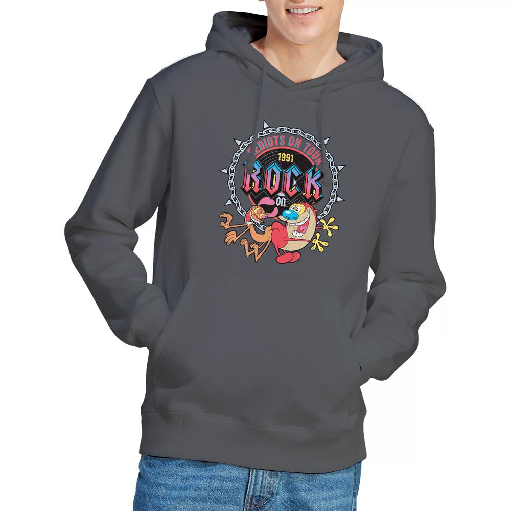 Ren & Stimpy Mens Eediots On Tour Hoodie