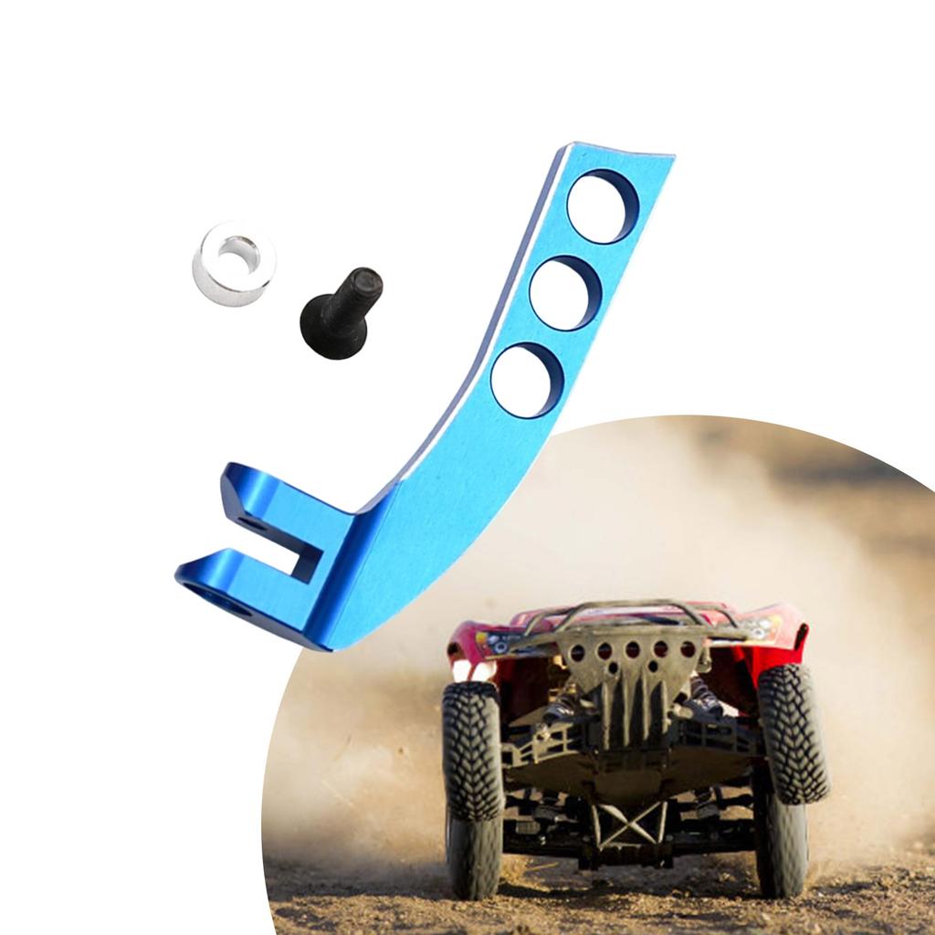 3 Hole Metal Transmitter Strap Balancer Adjuster for RC Remote Control Stability Enhancement Blue Vertical Design