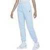 Jordan Logo Print Drawstring Cuffed Mid-Rise Track Pants Women Bottoms Light-Blue DN4576-438