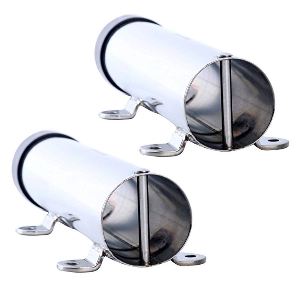 Amarine-made Stainless Steel Rod Holder for Boats, Fishing Rod Stand, Boat Supplies (2 Pieces)