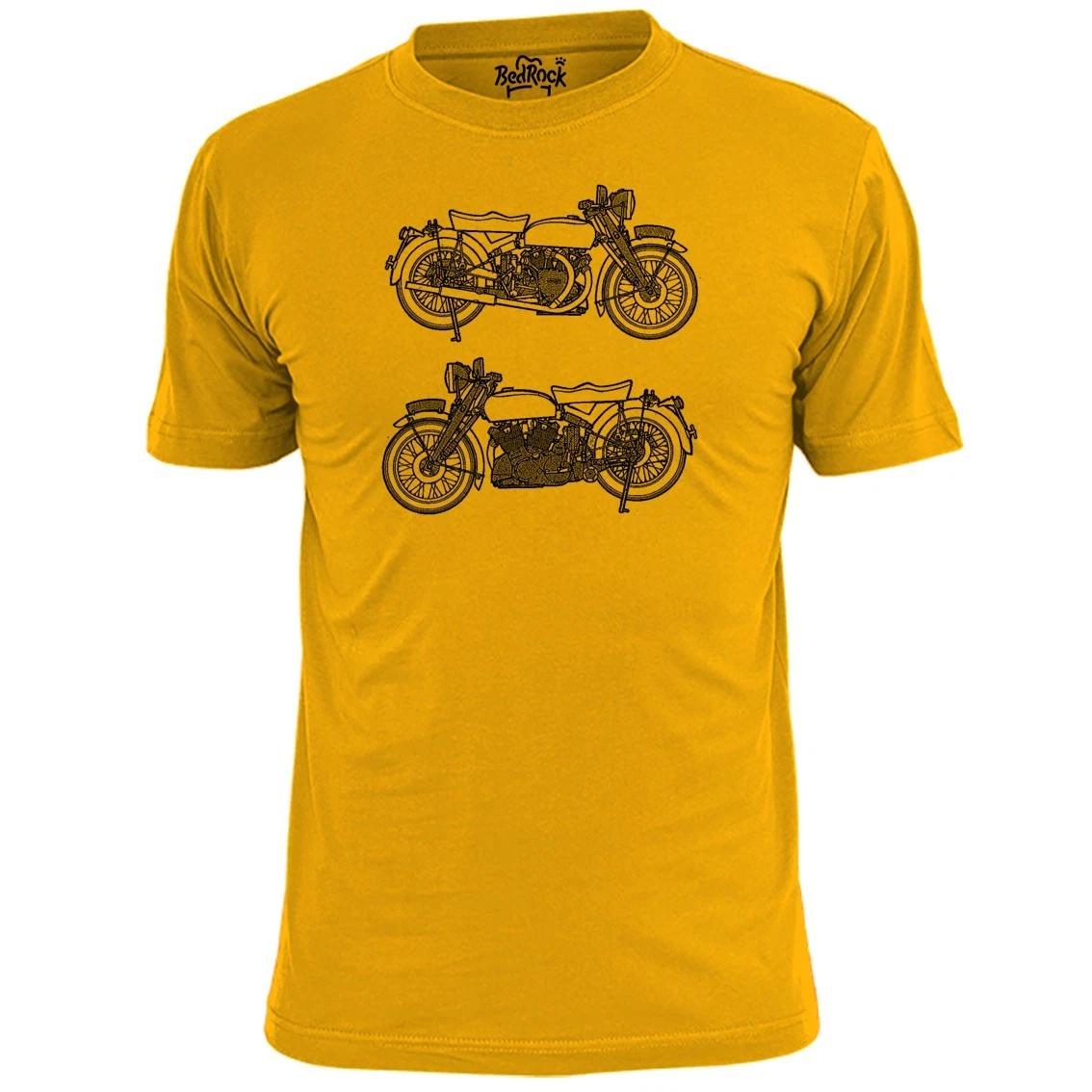 Mens Vincent Black Shadow Vintage Motorcycle T shirt S