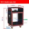 Home KTV Flight Case: 8U Equipment Rack & Flip-Top 12U Mixer/Amplifier Cabinet