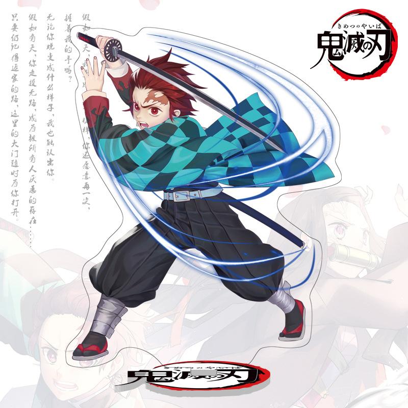 High Quality Anime Demon Slayer Kimetsu no Yaiba 1 40 Large Acrylic Stand Figure Display Statue Kamado Tanjiro Nezuko Merchandise