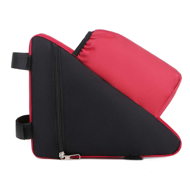 

Велосипедная треугольная сумка Велосипедная передняя рама Руль Водонепроницаемые велосипедные сумки Велосипедные запчасти красный