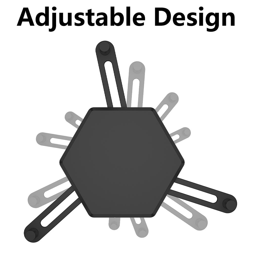 6/12Pcs Coffee Mug Stacker Adjustable Cup Storage Display Holder Kitchen Cabinet Drinkware Cup Organizer Rack Expandable