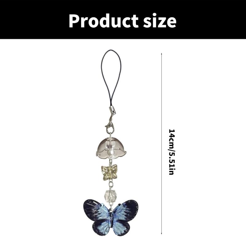 Unique Designs Beaded Phone Charm Stylish Handmade Phone Cord Phone Lanyard Charm For Commuting And Social Event