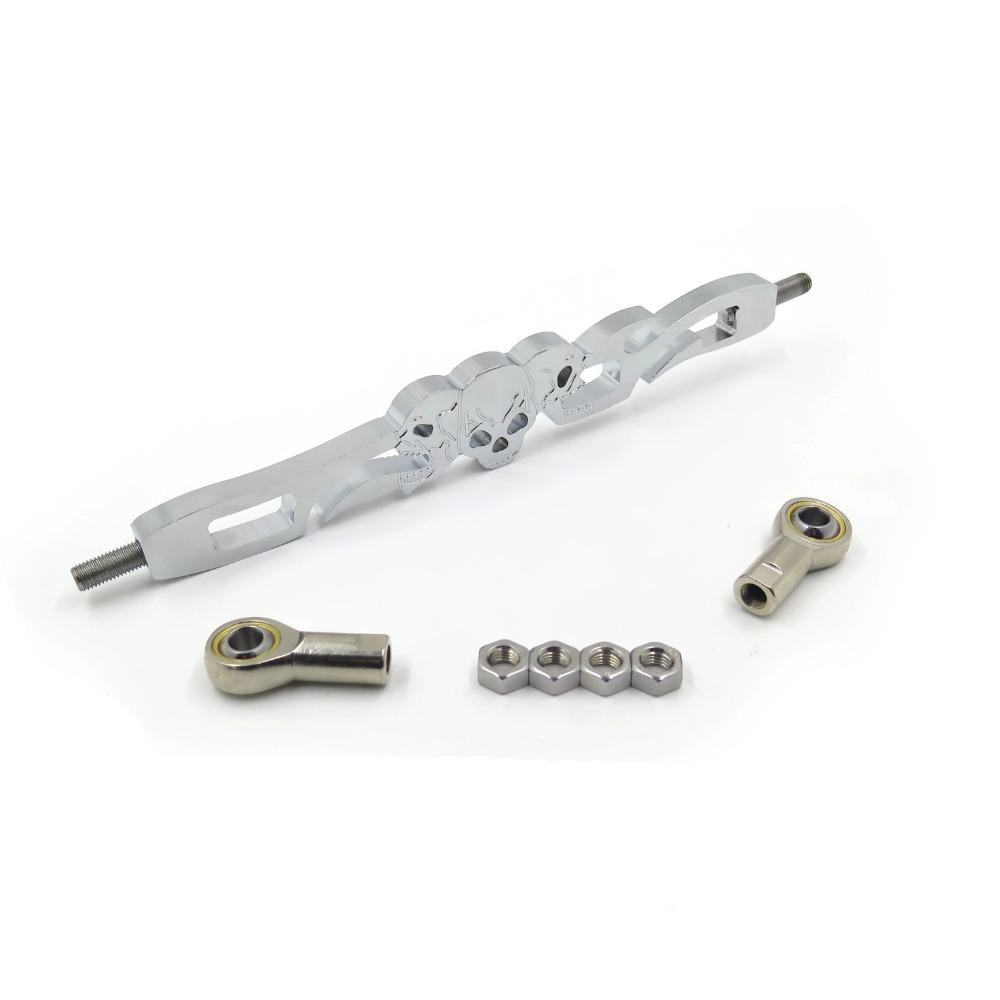 Motorcycle Parts for Harley Davidson Softail FXDWG Dyna Wide Glide CHROME Skull Shift Linkage