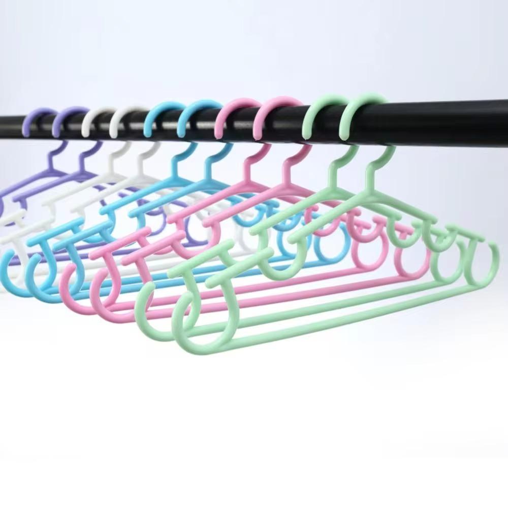 10Pcs/Set Plastic Clothes Drying Rack Dry wet general Clothes Hook New Hanger Hook
