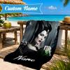 Custom Name Villains Microfiber Beach Towel, Quick-Dry, for Summer Travel, Beach Essential, Picnic Essentials, Swimming Pool