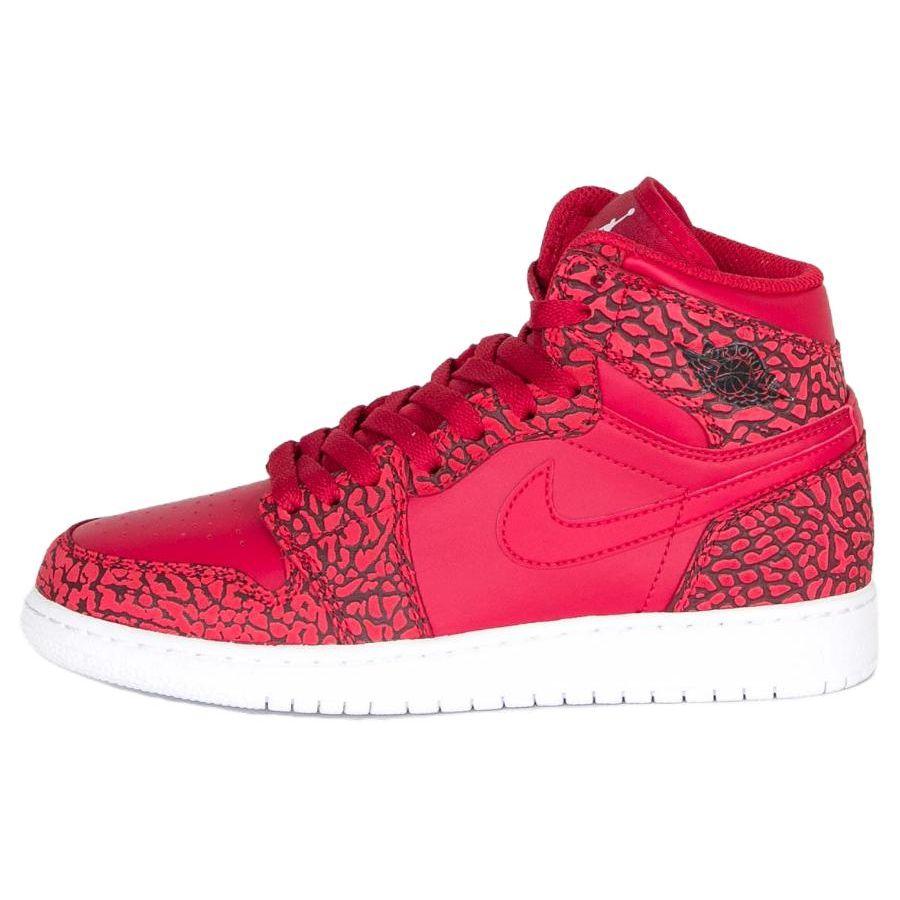 

Детские кроссовки Air Jordan 1 Retro Hi Prem BG Red Elephant Gym-Red White-Team-Red-White 838850-600