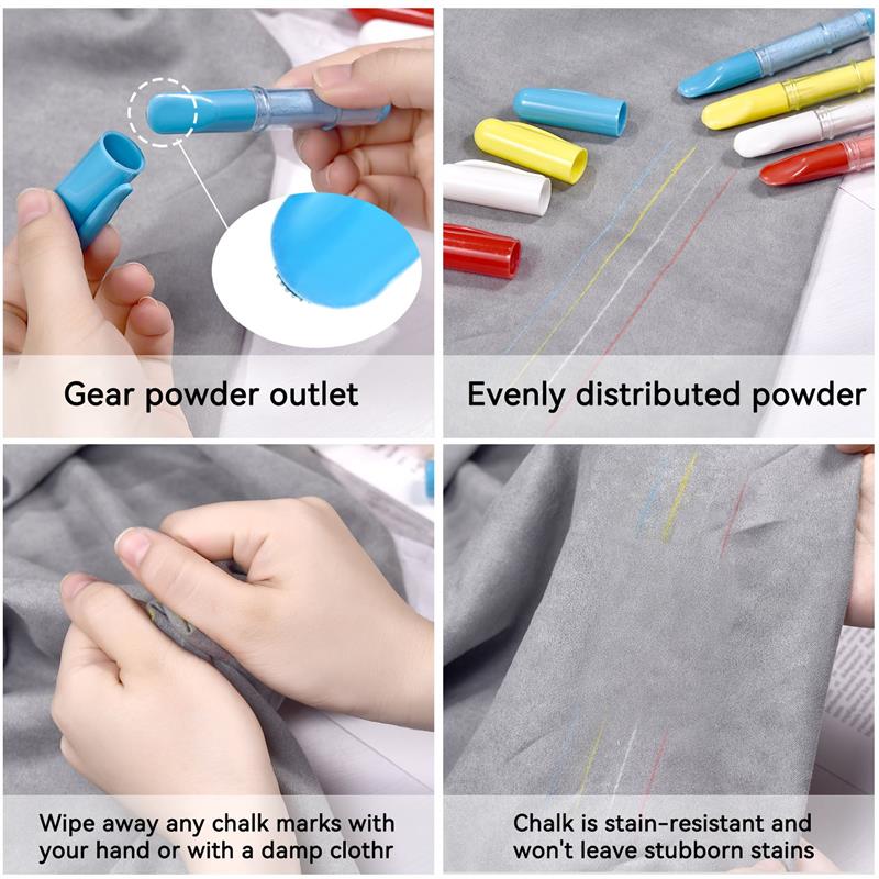 Scribing Powder Pen Painting Powder Tailoring Powder Cutting Tailoring Sewing Clothing Sewing Auxiliary Tools Color White