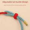 Fashion Colorful Bracelet DIY Handmade Weaving Hand Rope Ethnic Style Hand Strap Holiday Gifts