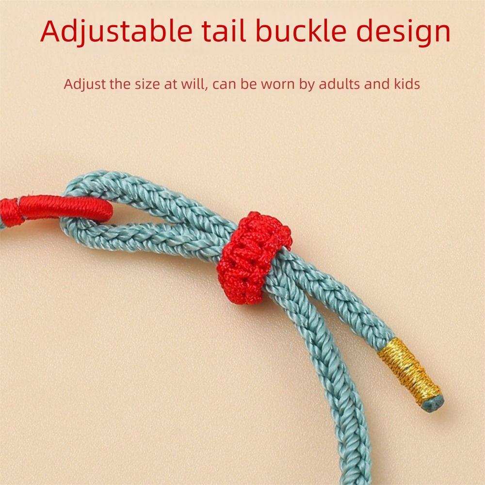 Fashion Colorful Bracelet DIY Handmade Weaving Hand Rope Ethnic Style Hand Strap Holiday Gifts