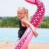 Mermaid Baby Inflatable Anti-Tip Swim Ring Seat