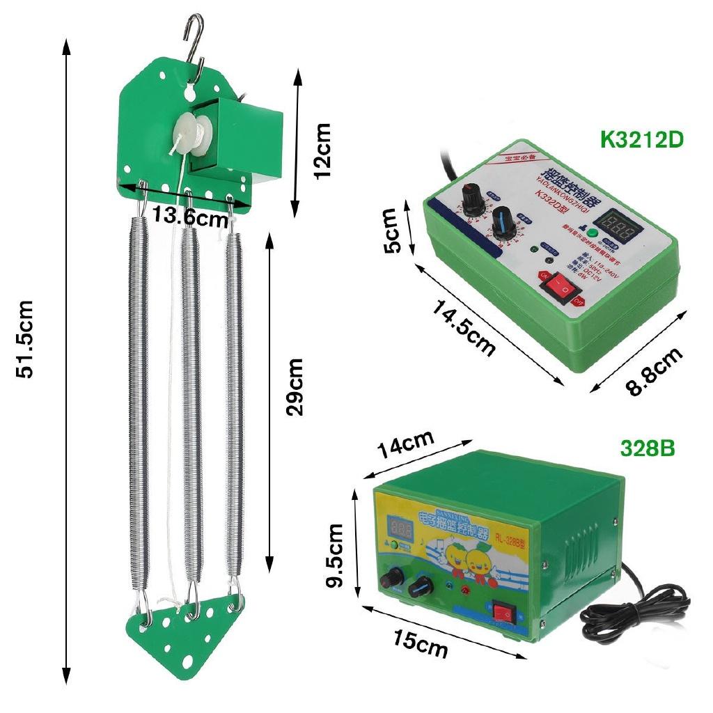 Electric Cradle Controller Swinger Cradle Driver with External Power Practical Cradle Driver Hook Cradle Controller