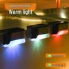Solar Rainproof Step & Stair Lights for Outdoor Walls & Fences