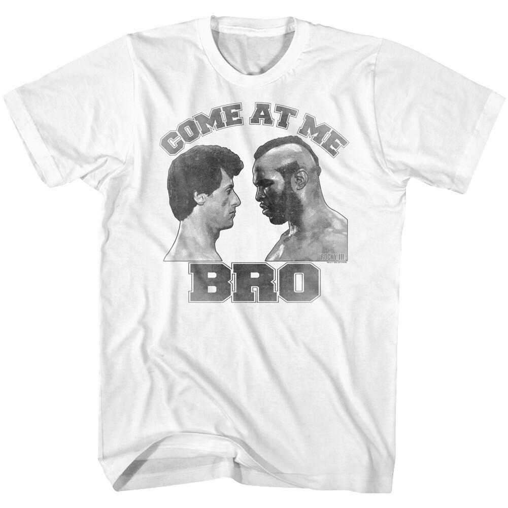 Rocky III Movie Clubber & Rocky Bust Photo Come At Me Bro Men s T Shirt XXXL