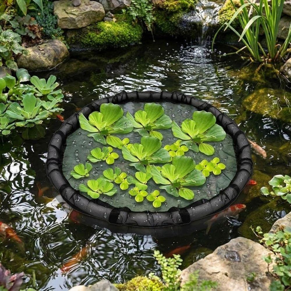 Breathable Floating Island Plant Protector Net Fine Mesh Pond Plant Isolation Net  Water Features