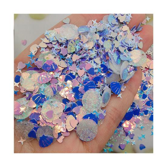 10g Zarte Nagel Glitter Pailletten Einfache Paste Schillernden DIY