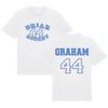 Off Campus Komfort Briar University Hockey Hände Weg T-Shirts GRAHAM 44 Zweiseitiger Druck T-Shirts Hohe Qualität Baumwolle T-Shirts Unisex