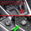 Red Aluminum PUSH NORMAL Adjust Knob Cover For Toyota RAV4 Hybrid -2025