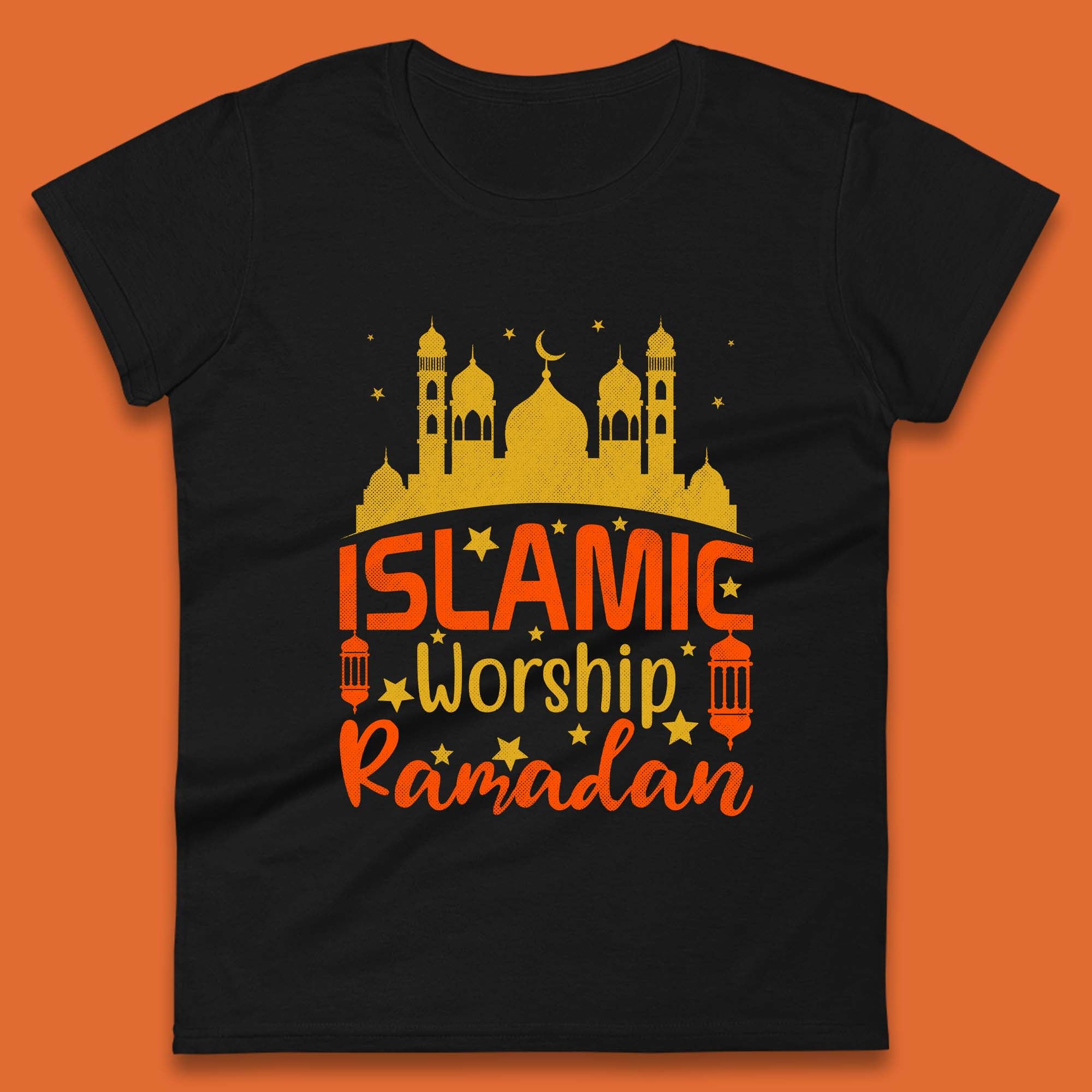 

Islamic Worship Ramadan Womens T-Shirt Mens Tops Tees Unisex L