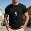 Climbing Lover T Shirt Men TShirt Summer Casual Fashion Cotton Short Sleeve Juggling Silhouette Design Fun Streetwear Gift Top