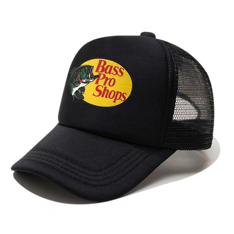 Fashion Fish Trucker Caps for Men Funny Fishing Print Baseball Cap Unisex Cool Summer Mesh Net Hat