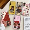Cute M-monchhichis-s Transparent Phone Case For Samsung Galaxy A73,A72,A71,A70,A53,A52,A51,Others Soft Black Cover