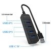 USB-C 3.0 Extender: 4-Port Type-C Hub for Computer and Tablet Expansion