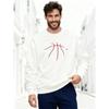 Men's Basketball Print "Hoops" Casual Crewneck Sweatshirt.