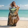 Personalized "Captain America: Thunderous Hero" Beach Towel Microfiber Beach Towel Thin Absorbent for Beach Swimming Yoga Bath Sports. 0910112