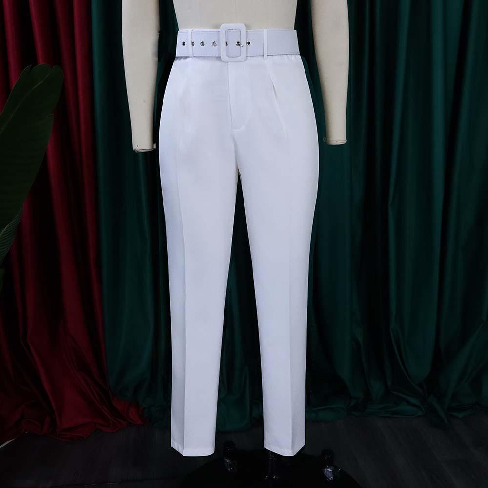European & American Women's High-Waist Slimming Casual Suit Pants for Spring/Summer/Autumn.