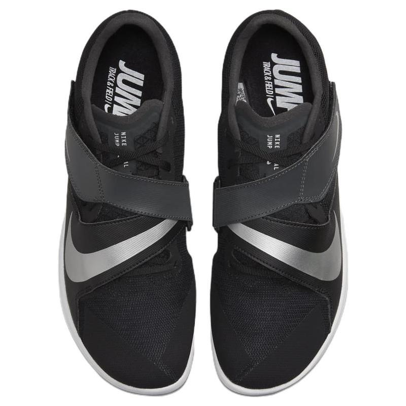 Nike Air Zoom Rival Jump Spikes 'Black Metallic Silver' Sneakers Casual DR2756-001