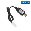 Universelles USB 3,7V 500mA Akku-Ladegerät-Paket JST KET EL Roter Buchsenstecker für mehrere kleine elektronische Geräte