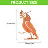 Bird Iron Decoration Outdoor Gardening Bird Shape Crafts Fence Retros Garden Decorations