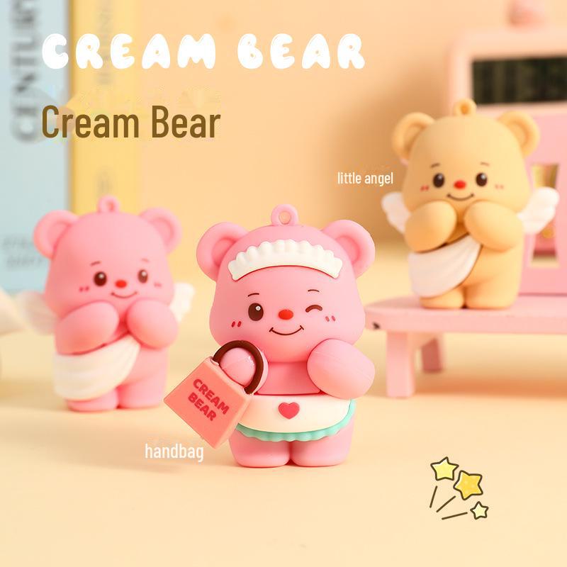 Authentic Butter Bear Ornaments: Creative Decor for Office or Car, Ideal Small Gifts