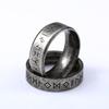 Steel Warrior Japanese Korean Fashion Simple Viking Amulet Ring Men Titanium Steel Band