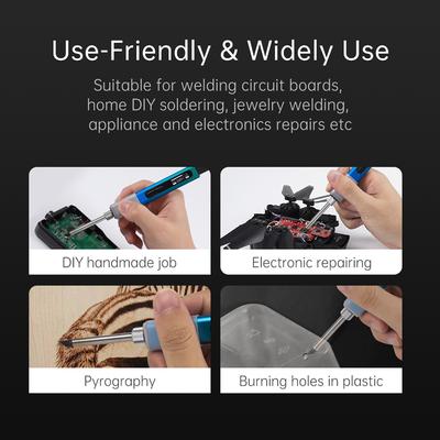 Mini Intelligent Electric Soldering Iron Portable 65W High Power Soldering Station OLED Display