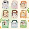 Jungle Animals Box Candy Box Happy Birthday Party Decoration Kids Safari Animal Wild One 1st Birthday Decor Kids Baby Shower