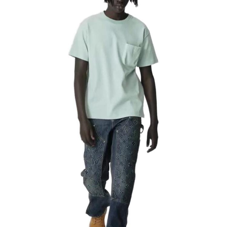 LOUIS VUITTON FW23 T Shirt Men's Green 1ABIXC